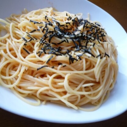 ソースが美味しかったです。主人は明太子パスタ好物なのでまた参考に作らせていただきます。